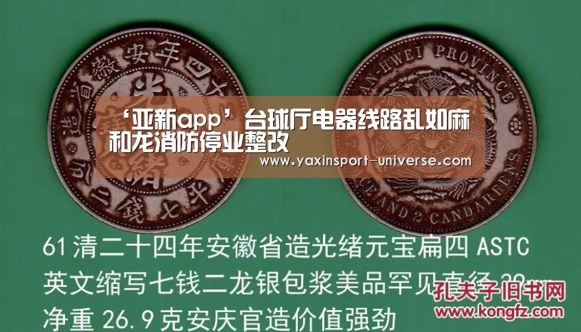‘亚新app’台球厅电器线路乱如麻 和龙消防停业整改(图3)